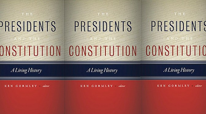 NCJP Book Of The Month ‘The Presidents And The Constitution’