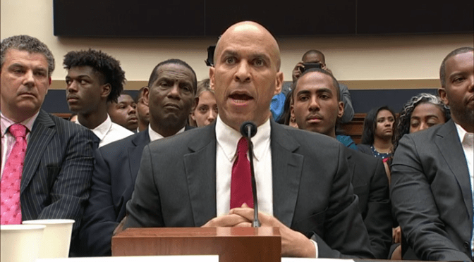 American Politics | Human Rights: American Presidential Candidate, Cory Booker & Ta-Nehisi Coates defended American slave trade reparations  #NoCriticsJustPolitics